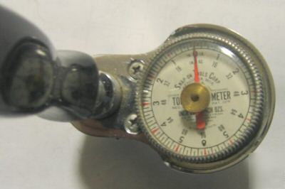 Snap-on 1/4DR torqometer tq s 050 fu 0 to 6 inch/lbs 