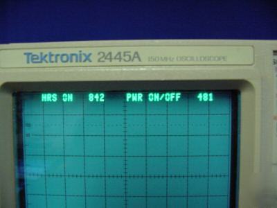 Tektronix 2445A scope low sales price *cal'd *