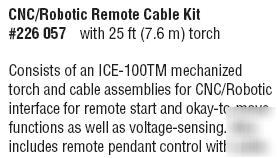Miller 226057 25FT cnc/robotic remote cable kit