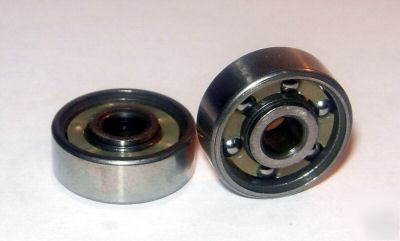New (10) 1601 open ball bearings, 3/16 x 11/16 x 1/4