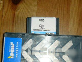 New 10 iscar inserts gim 3 IC328