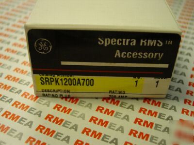 New ge spectra SRPK1200A700; 700 amp rating plug - 