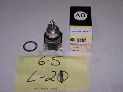 1 allen bradley push button cylinder lock dead bolt