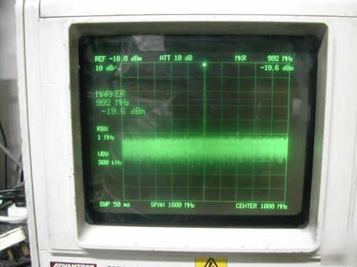 Advantest TR4172A spectrum and vector network analyzer 