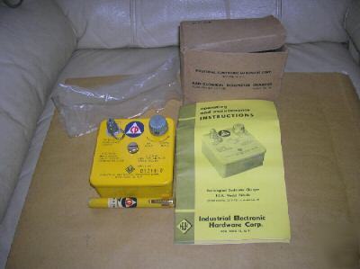 Cd radiological dosimeter & charger w/ manual & box