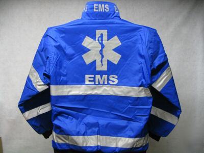 Ems jacket, emt jacket, ems, emt, reflective ems, 3XL