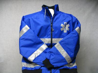 Ems jacket, emt jacket, ems, emt, reflective ems, 3XL