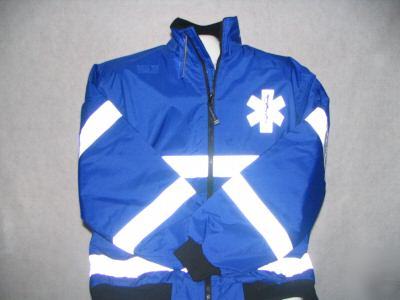 Ems jacket, emt jacket, ems, emt, reflective ems, 3XL