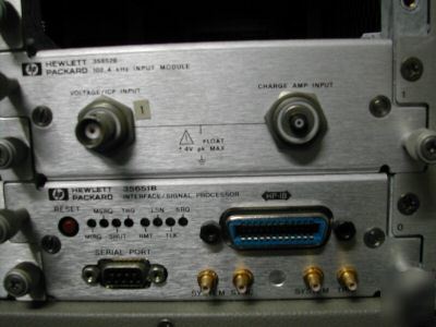 Hp 3567A signal analyzer c/w 35653C & 35652B & 35651B