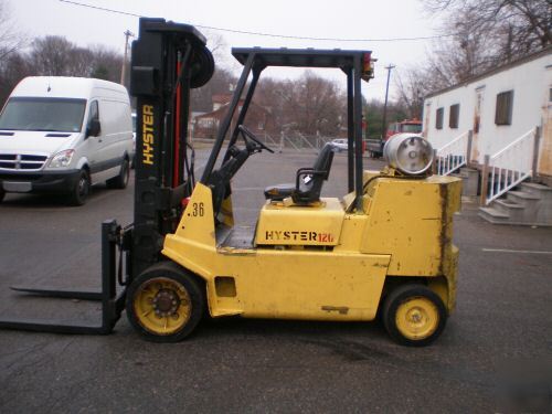 Hyster 12000 lbs capacity forklift lift truck