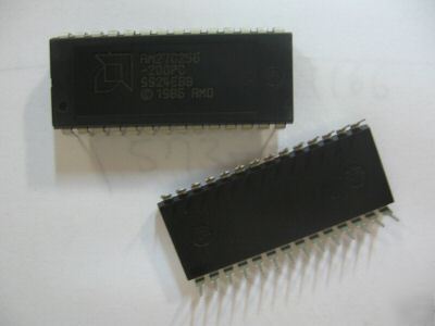 13PCS p/n AM27C256200PC ;mfg: amd , ic eprom 32KX8 cmos