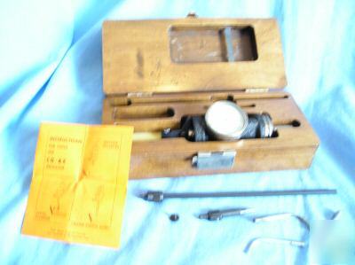 1950S 'blake' coax indicator /w case, feelers,bar ,tips