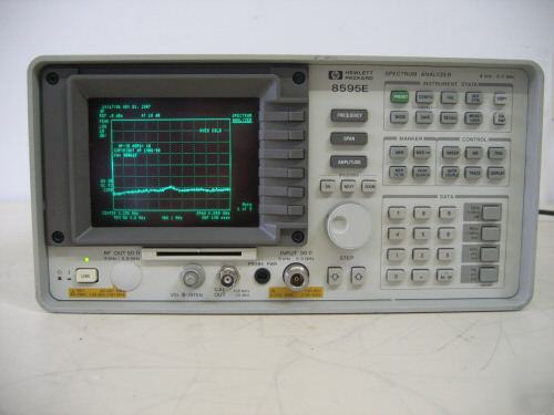 Hp (agilent) 8595E spectrum analyzer, 6.5 ghz *options