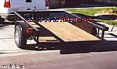 New 2008 utility cargo landscape motorcycle atv trailer