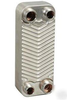 S 20 plate s.s. copper brazed heat exchanger svo water