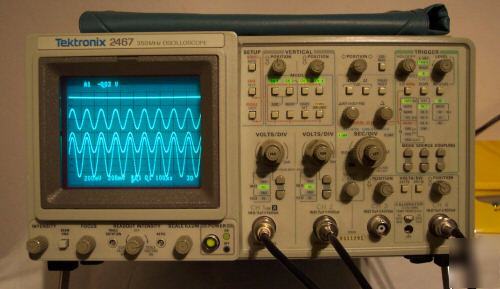 Tektronix 2467 350MHZ oscilloscope w/ option 6