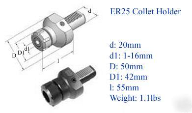 New zurn vdi 20 turning tool ER25 collet holder