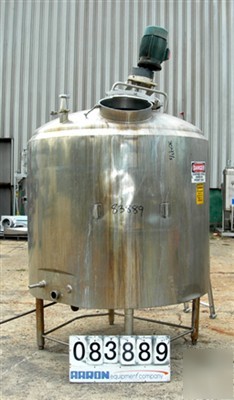 Used: mojonnier processor/kettle, 700 gallon, 304 stain
