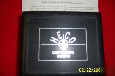 Heco centering scope with instructions used