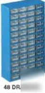 Wise modular small part storage cabinet 48 drawer metal