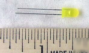 Yellow led ~ 5MM ~ T1 3/4 ~ 100 leds