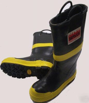 Servus 1492 rubber firefighting boot 14-narrow