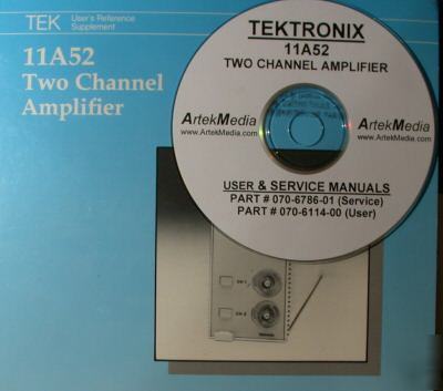 Tektronix 11A52 service & user manuals (2)