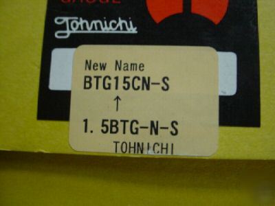 Tohnichi BTG15CN-s BTG15CNS torque gauge