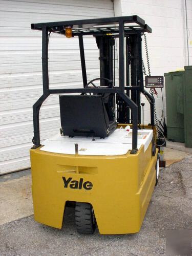 3500 lb,yale electric forklift,trible,s.s.,ps, 3 wheel 