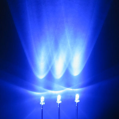 Blue led set of 10000 3MM super bright 9000MCD f/r