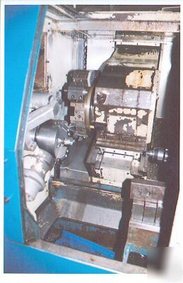 Daewoo/puma 8-s 2-axes turning center, slant bed 1996