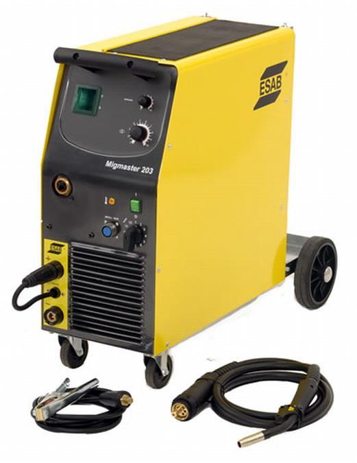 Esab migmaster 203 mig welder pkg 0558005174