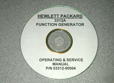 Hp 3312A service and operation manual