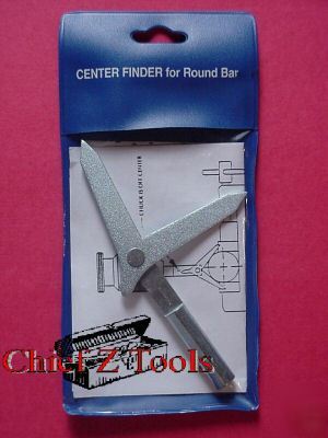 New center finder gauge for drill press chuck bar vise