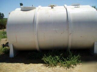 Tank, 4,800 gallon, s/st, lox, 125 psi, jkt, horiz,