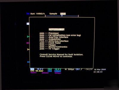 Tektronix tds 544A 4-channel digitizing oscilloscope