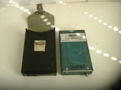 Tracor personal noise dosimeter spl-104AB w/case