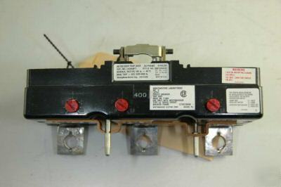 Westinghouse circuit breaker la type, 3 poles, 400A see