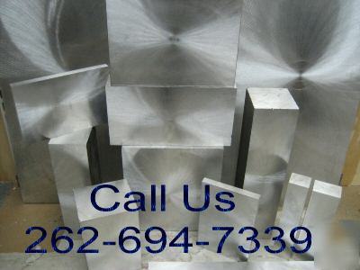  aluminum plate ground 2 sides 1.565 x 3 3/4 x 8 1/2 