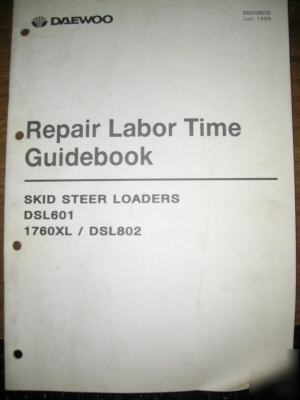 Daewoo repair labor time guidebook