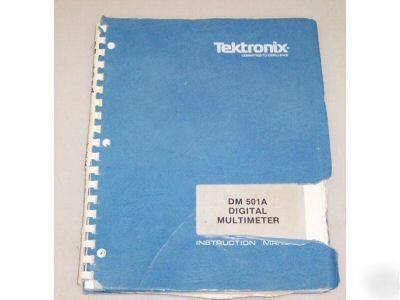 Tek dm 501A digital multimeter instruction manual 