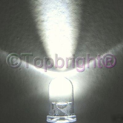 New 100X ultrabright white led 5MM 55000MCD product f/r