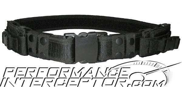 Police tactical pistol nylon duty belt + 2 bonus swat