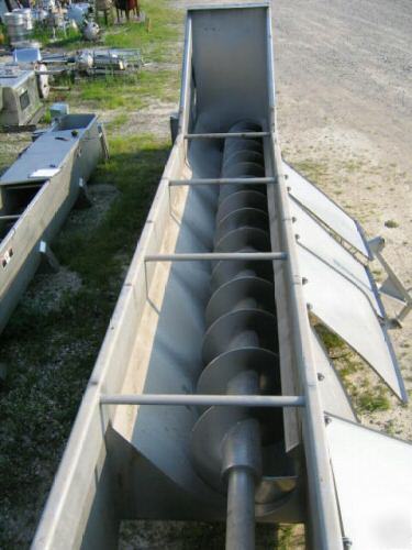 24â€ dia. x 20â€™-6â€ long wolfking screw conveyor (4719) 