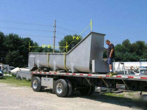 24â€ dia. x 20â€™-6â€ long wolfking screw conveyor (4719) 