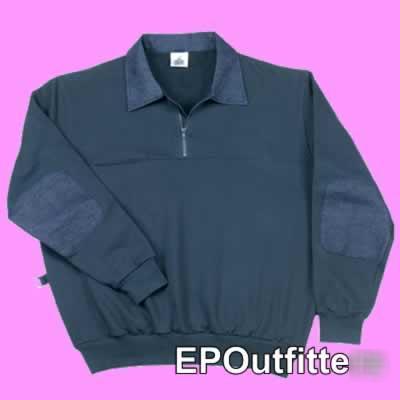 Blue firefighter emt ems workshirts size large