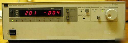 Agilent 6030A dc power supply 200V 17A 1000W gpib scpi