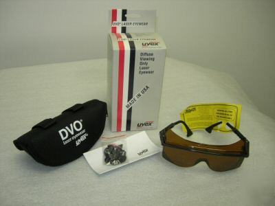New in box uvex laser safety glasses lotg-yag/ktp-es