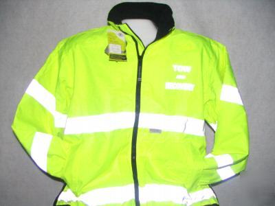 Tow and recovery reflective jacket, tow truck, tow, xl