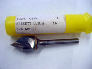 Usa single flt carbide countersink-5/8